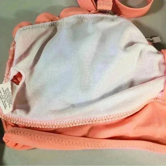 Avidlove Swim Women High Waisted Bikini Tummy Control Peach Floral size Small - Picture 9 of 12
